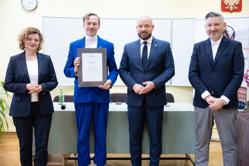 Wręczenie dyplomów dyrektorom placówek oświatowych, 10.01.2024